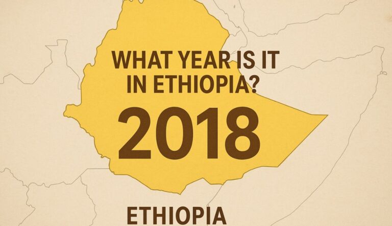 Which Year Is It In Ethiopia